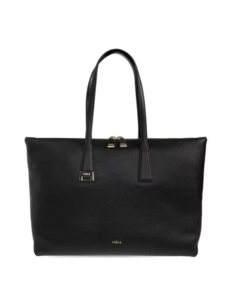Shopperka Furla skórzana czarna
