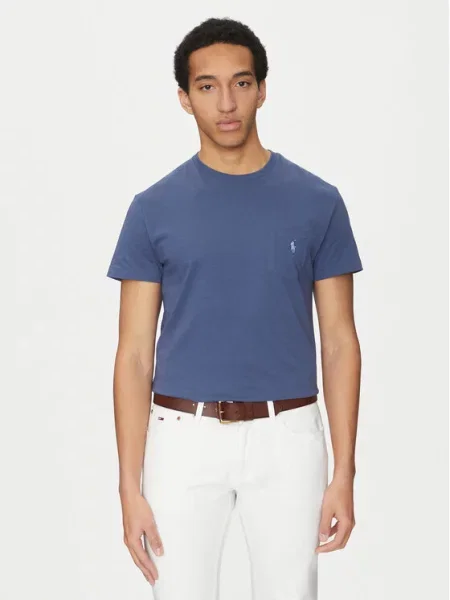 Polo Ralph Lauren T-Shirt Σκούρο Classic Fit μπλε