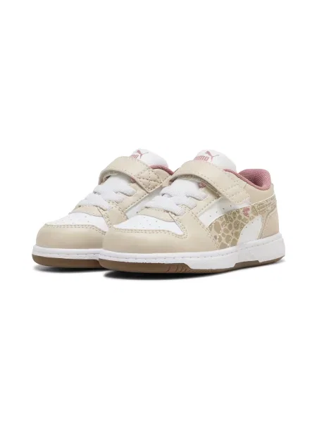 PUMA Sneakersy dla małych dzieci Rebound Slam Winter Safari Buty 19 beżowy