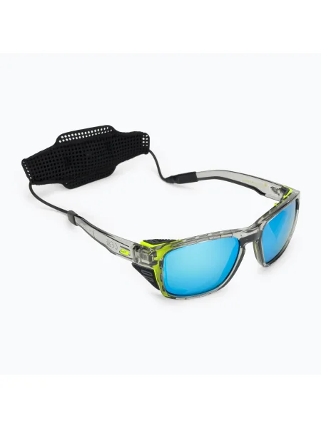 Julbo Shield M Polar 4 Hd черни/жълти флуоресцентни/капсулирани очила за колоездене Ocean Master черно