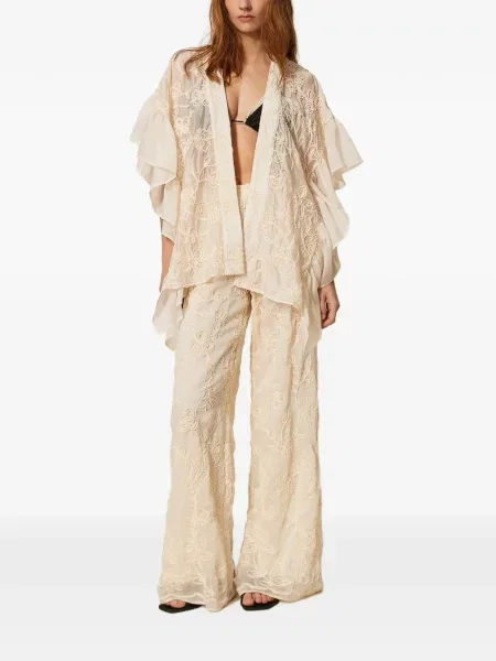 Poncho Twinset cu broderie