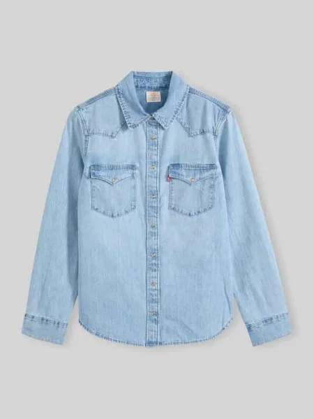 Levi's koszula jeansowa HERITAGE WESTERN DENIM niebieska