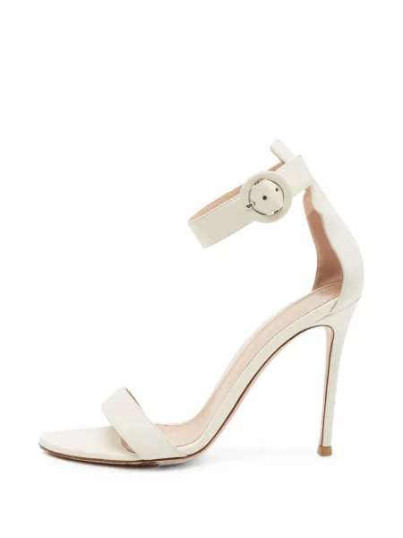 Sandale Gianvito Rossi din piele alb