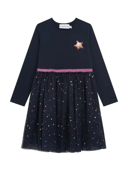 Danamade Rochie Disa bleumarin / auriu / auriu / fucsia roz