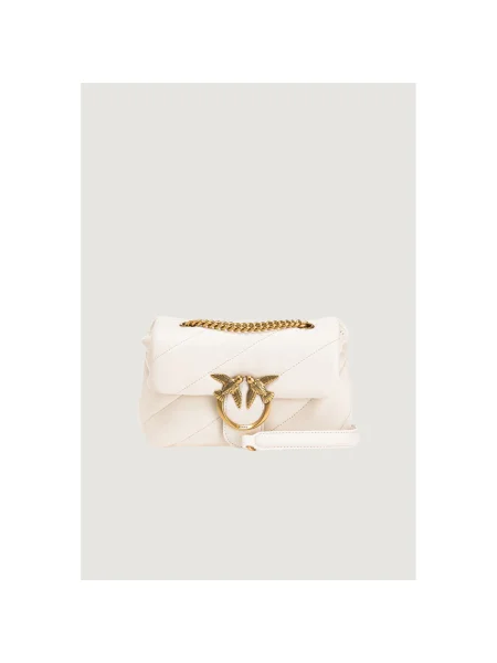 Crossbody kabelka Pinko biela