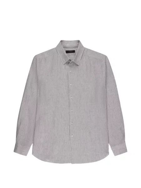 Cămașă Glanshirt de in maro