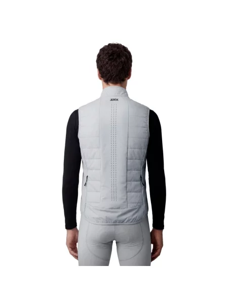 Termiczna kamizelka rowerowa Kolarstwo Siroko SRX Ultra Warm Gray szara