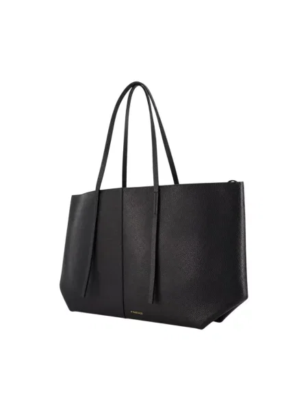 Shopperka By Malene Birger skórzana czarna