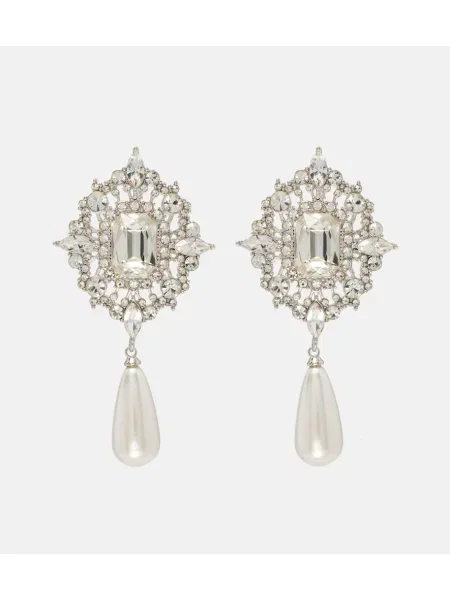 Cercei Self-portrait argintiu