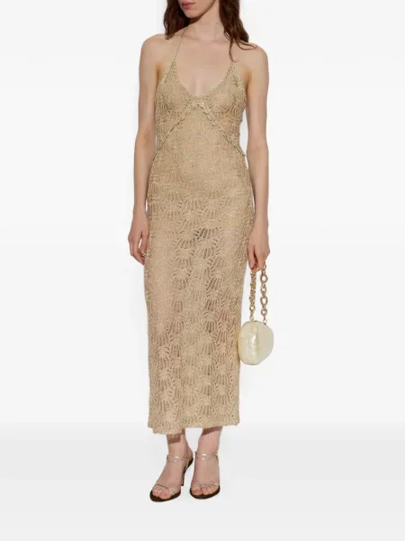 Rochie midi Loveshackfancy tricotate