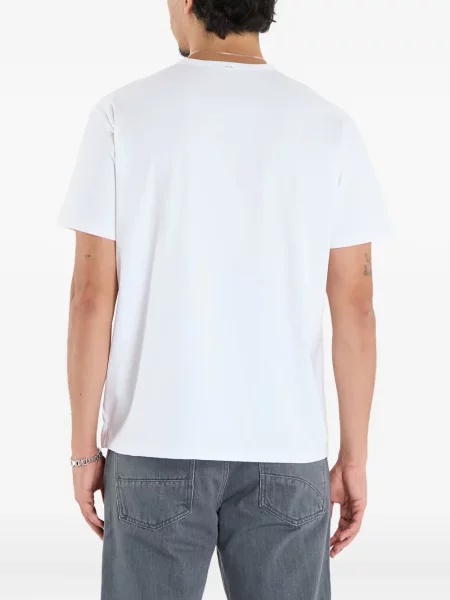 Tricou Post Archive Faction cu decolteu rotund alb