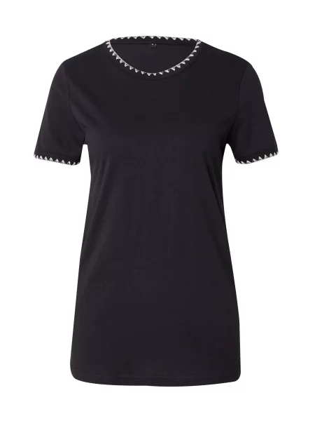 Trendyol Tricou negru alb