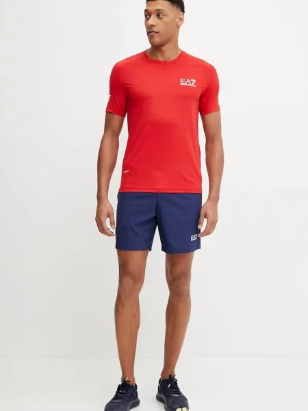 Emporio Armani Kratka majica rdeča
