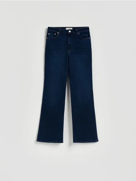Reserved Džínsy bootcut tmavomodrá