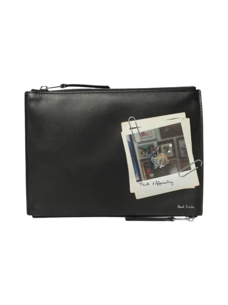 Torba Paul Smith skórzana czarna