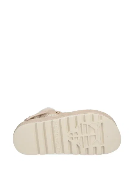 Sneakerși Naked Wolfe cu platformă din piele de oaie