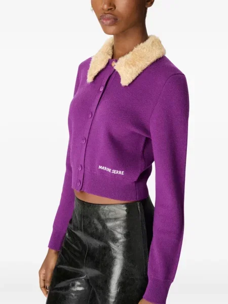 Cropp cardigan Marine Serre de lână violet