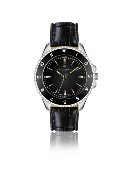 Ceas Philipp Blanc negru