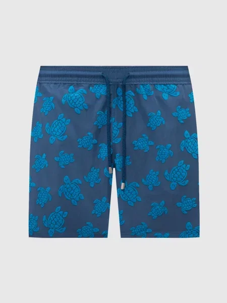 Шорты Vilebrequin с принтом синие