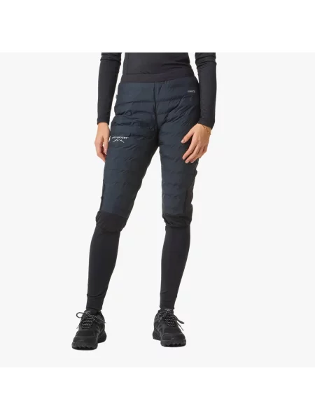 Szorty Outdoor Wędrówki Kobieta Thermal Wiatroszczelny czarne