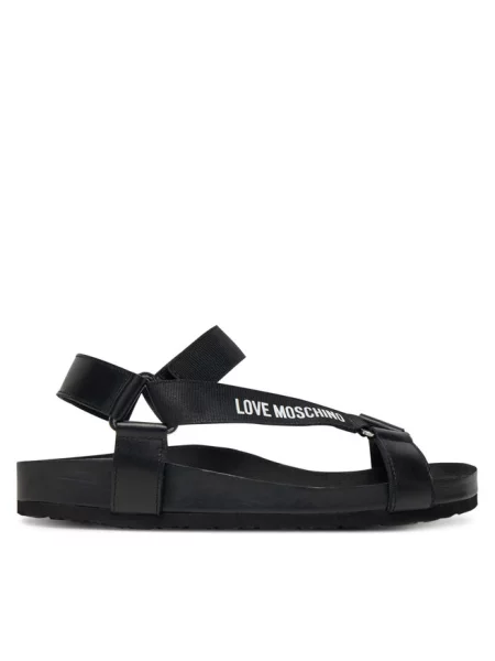 Sandały LOVE MOSCHINO czarne