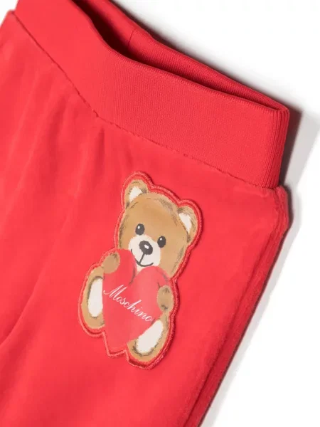Komplet dresowy dziecięcy Moschino czerwony