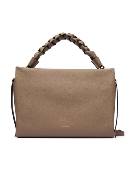 Coccinelle Geantă Boheme Grana Double E1 19 02 01 închis bej