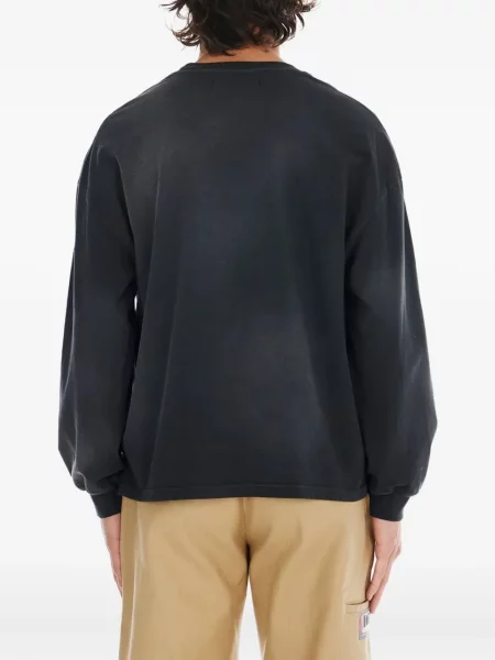 Tricou Nahmias cu imagine lung negru