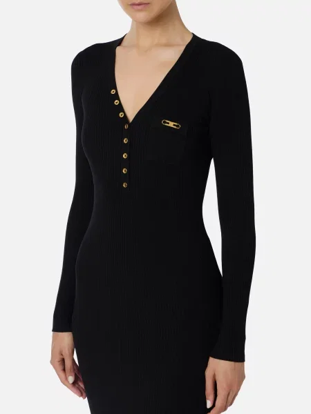 Платье Elisabetta Franchi черное