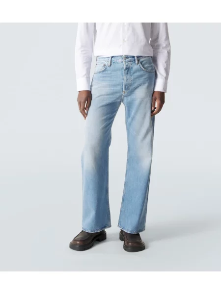 Široké džínsy Acne Studios modrá