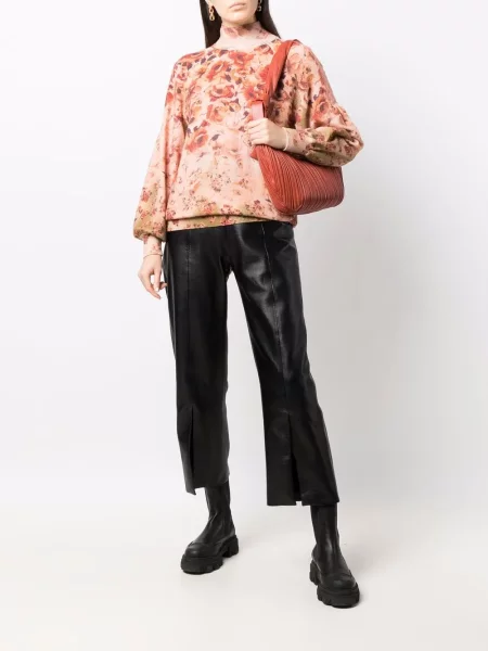 Pulover Alberta Ferretti cu model floral cu imagine