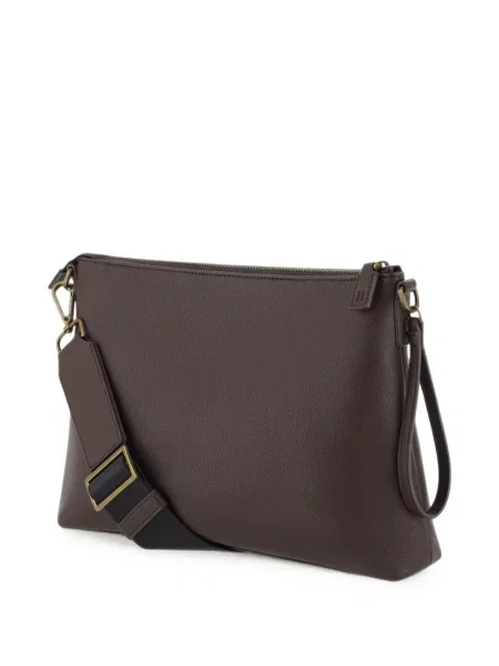 Kožna crossbody torba Boggi Milano smeđa