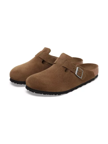 Klapki Birkenstock brązowe