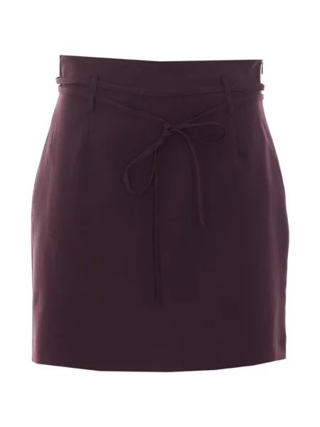 Cu centură fusta mini Twinset violet