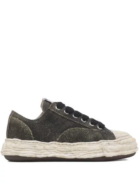 Sneakerși Maison Mihara Yasuhiro cu șireturi din piele negru
