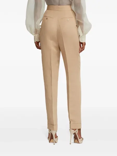 Pantaloni Ralph Lauren Collection de in plisate