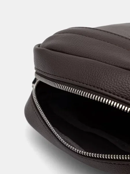 Műbőr farmerek Calvin Klein barna