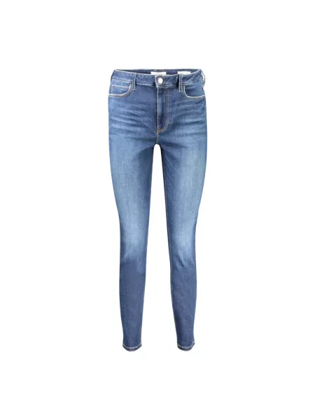 Guess Jeansy Granatowy Skinny Fit niebieskie