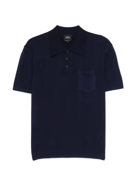 Tricou polo A.p.c. albastru