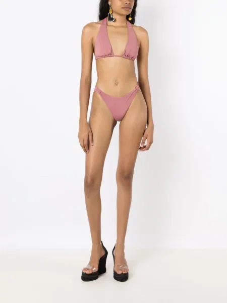 Bikinis Amir Slama apynasris kaklas rožinė