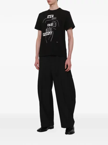 Tricou Sacai cu imagine negru