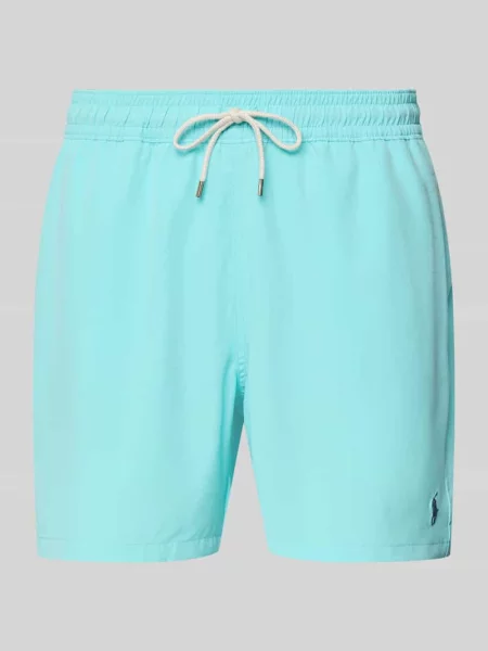 Kąpielówki Polo Ralph Lauren Underwear z siateczką z siateczki niebieskie