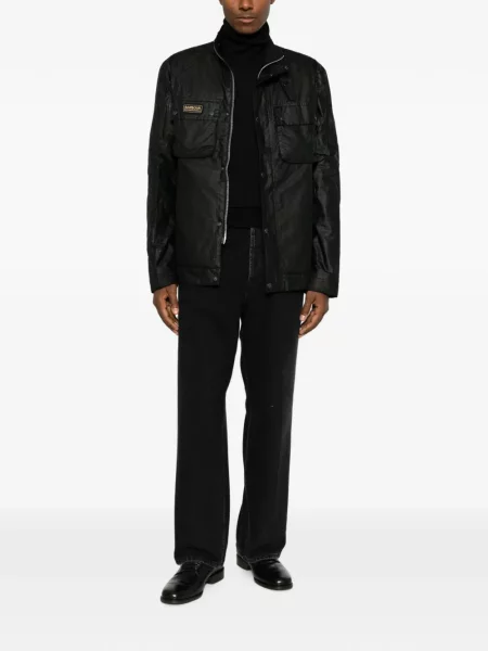 Lung geacă Barbour negru