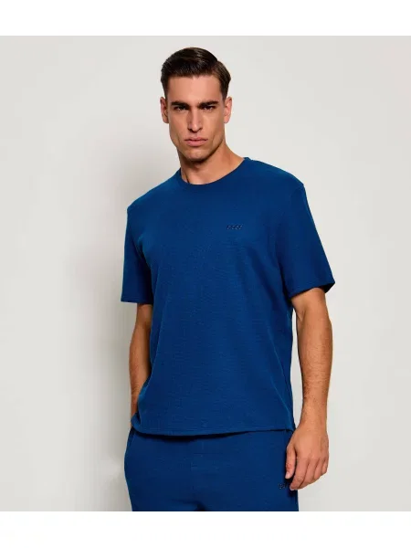 BOSS BLACK Tricou Waffle violet
