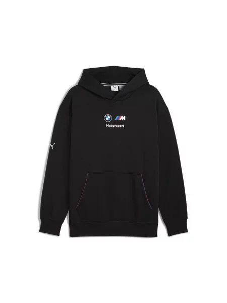 Polarowa bluza treningowa BMW M Motorsport Essentials z kapturem czarna