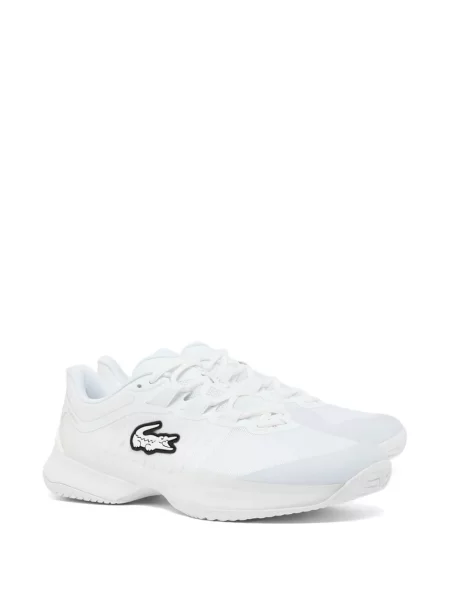 Sneakerși Lacoste cu autograf alb