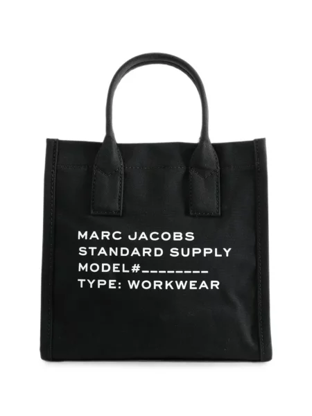 Geantă shopper Marc Jacobs cu imagine negru