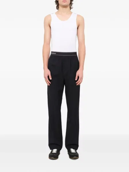 Pantaloni Casablanca cu autograf negru