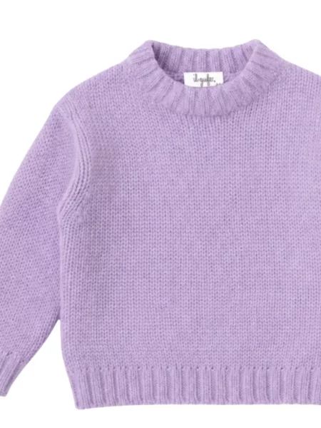 Sweter dziecięcy Il Gufo fioletowy
