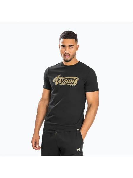 Férfi Venum Absolute Adjusted Fit fekete/arany póló. Méret: M fekete